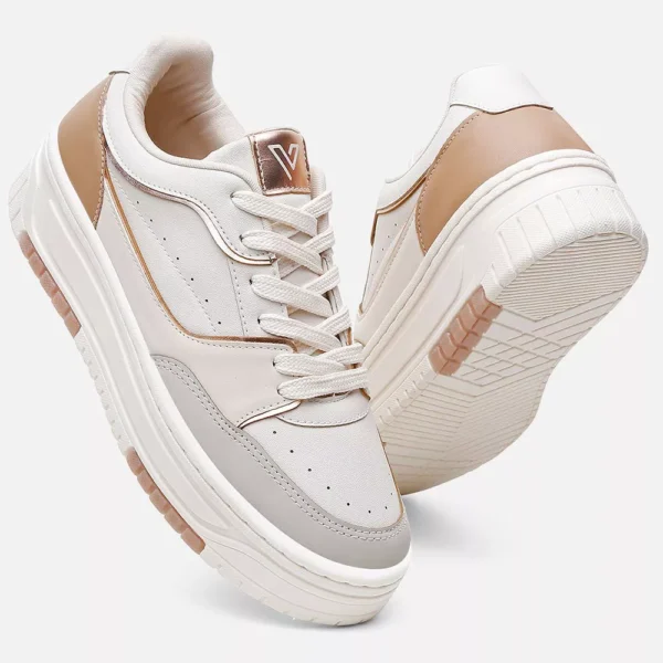 Tênis Offwhite Flatform Confort