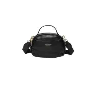 Bolsa Feminina Preta com Alça de Mão + Alça Transversal Removível
