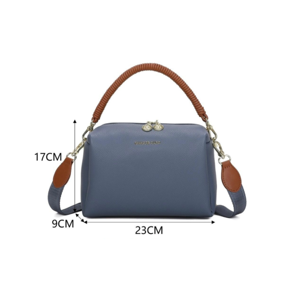 Bolsa Feminina Média Clean Elegance - Marrom - Imagem 3