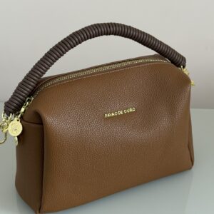 Bolsa Feminina Média Clean Elegance - Marrom