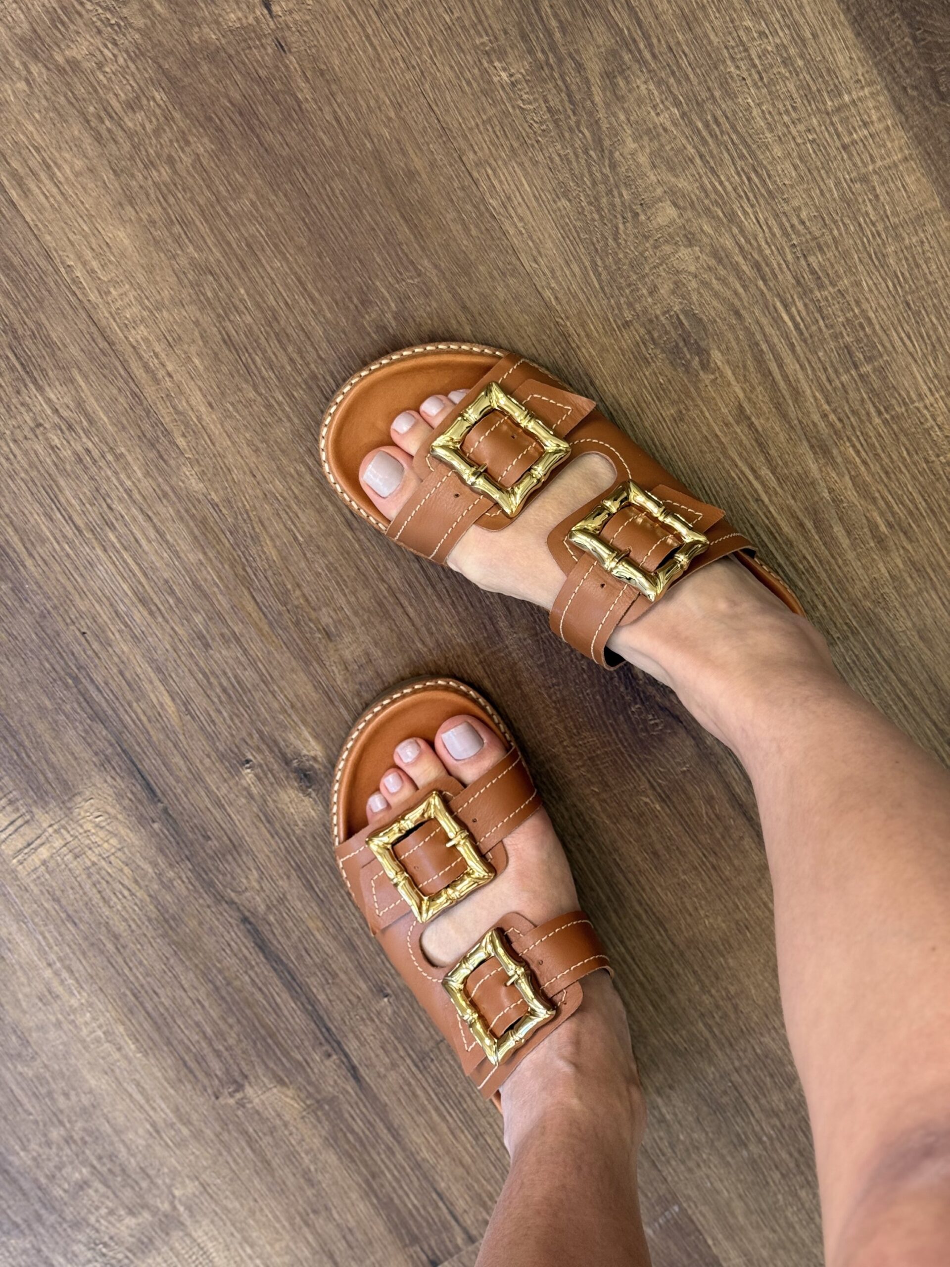 Papete Feminina Carmel Zêmel - fivela dourada