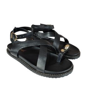 Sandália Papete Feminina Atena Zêmel - com anel de dedo