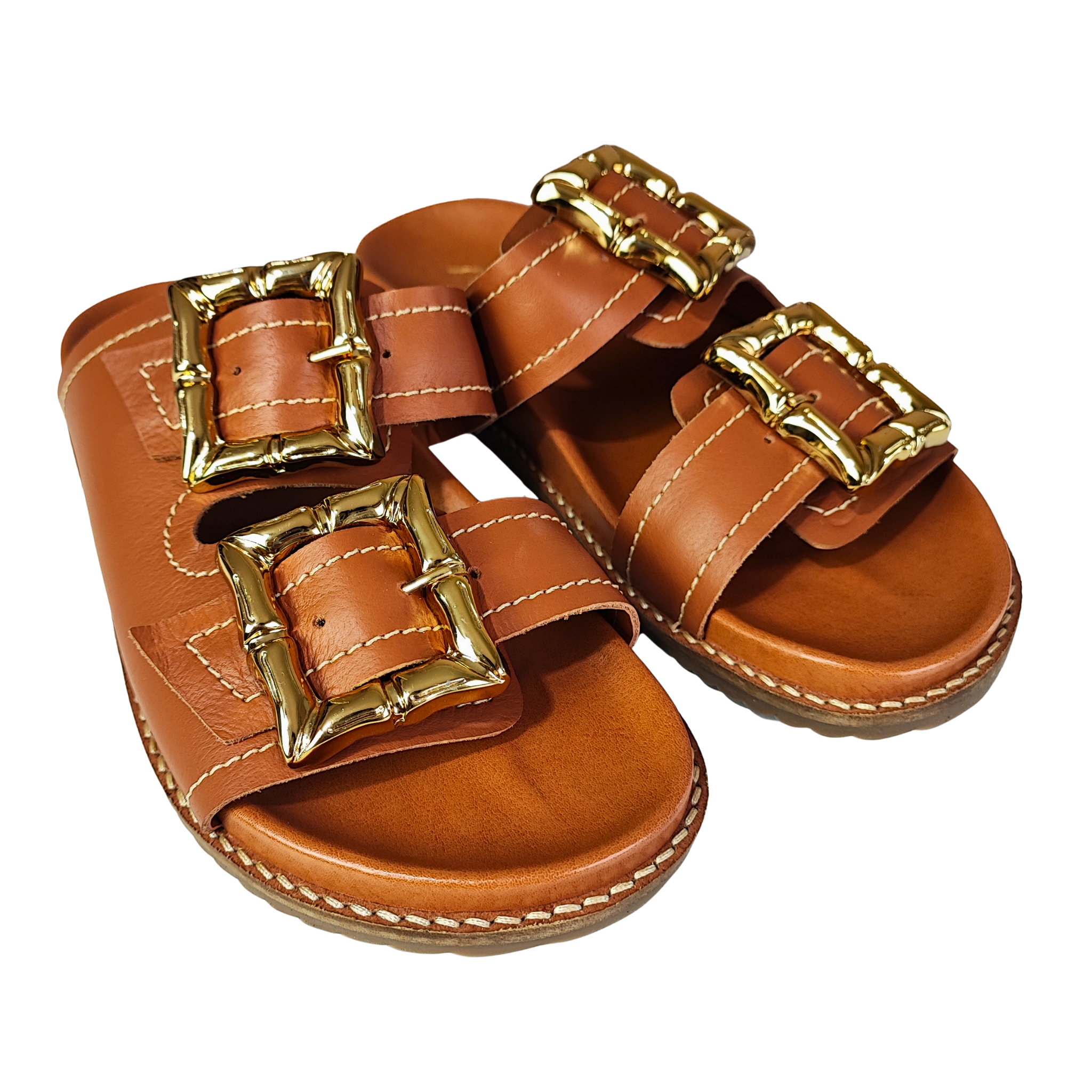 Papete Feminina Carmel Zêmel - fivela dourada