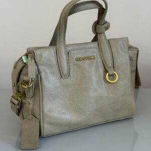 Bolsa Feminina Bege Média com Alça Ajustável – Pavão Prime